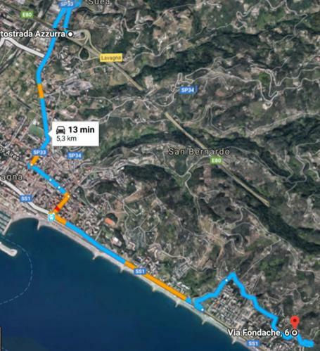 Villa Vista Mare Lavagna Eksteriør billede